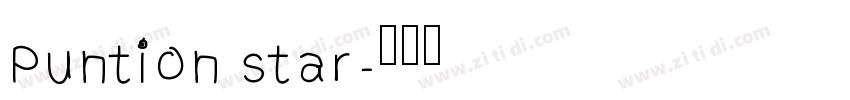 puntion star字体转换